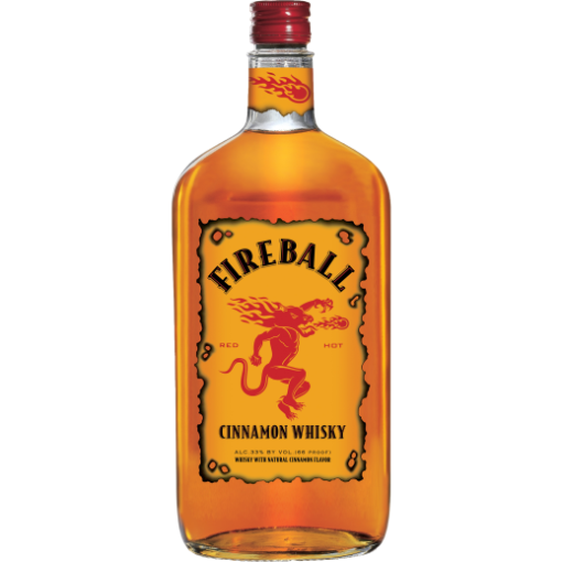 Fireball Cinnamon Whiskey Halloween Wrap 750ML