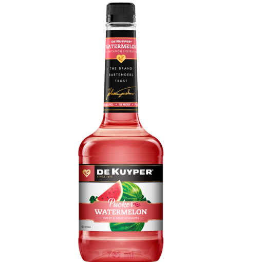 Dekuyper Pucker Watermelon Schnapps Liqueur 750ml