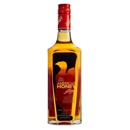 Wild Turkey Honey Whiskey Liqueur With Ghost Peppers American Honey Sting 71 750ml