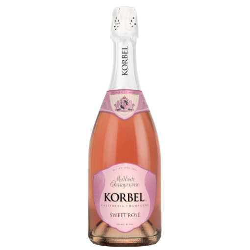 Korbel Champagne Swt Rose 750ml