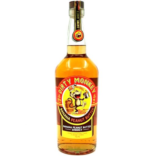 Dirty Monkey Banana Peanut Butter Whiskey 750ml