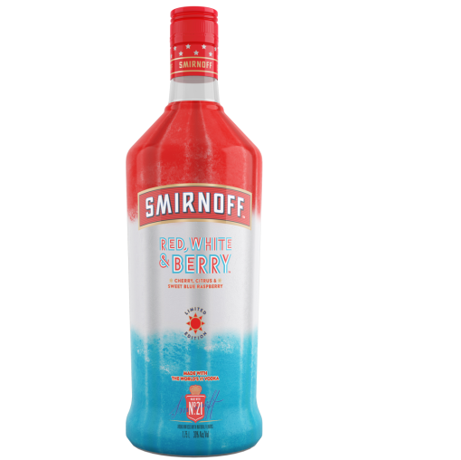 Smirnoff Red White & Berry Flavored Vodka 60 Proof 1.75L