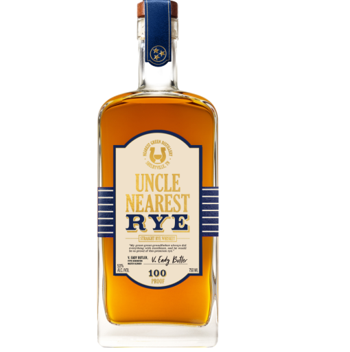 Uncle Nearest Straight Rye Tennessee Whiskey 750ml