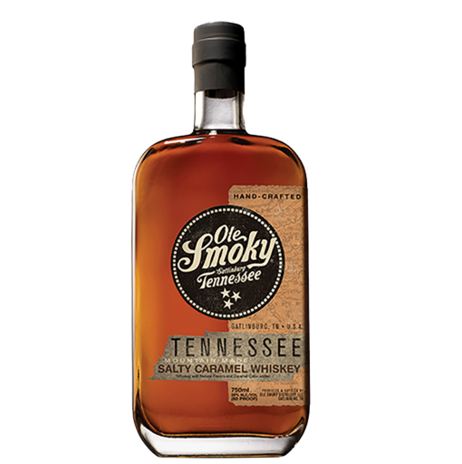 Ole Smoky Salty Caramel Flavored Whiskey Mountain Made 750ml