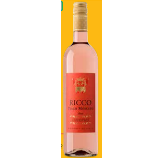 Ricco Peach Moscato 750ml