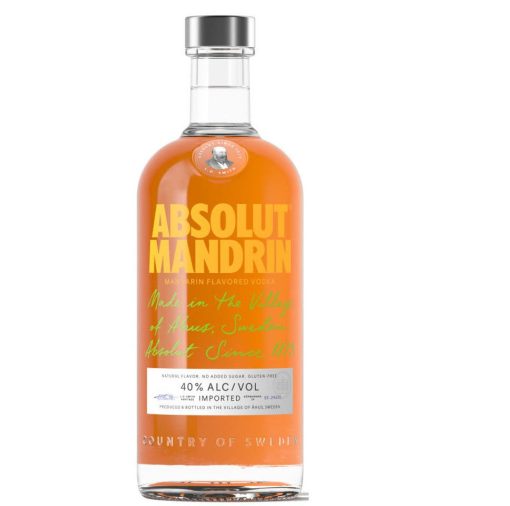 Absolut Mandrin Orange Flavored Vodka 750ml