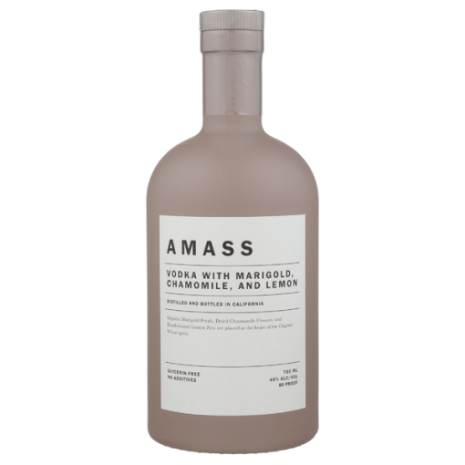 Amass Vodka With Marigold Chamomile And Lemon Zest California 80 750ml