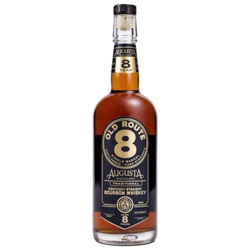 Old Route 8yrs  Augusta Bourbon Whiskey 114 Prrof 750ML