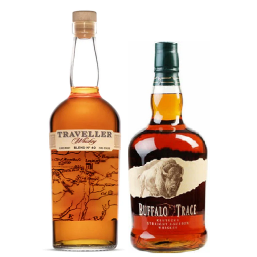 Buffalo Trace Bourbon   + Sazerac Straight Rye Whiskey 750ml -HOT DEAL!!!!