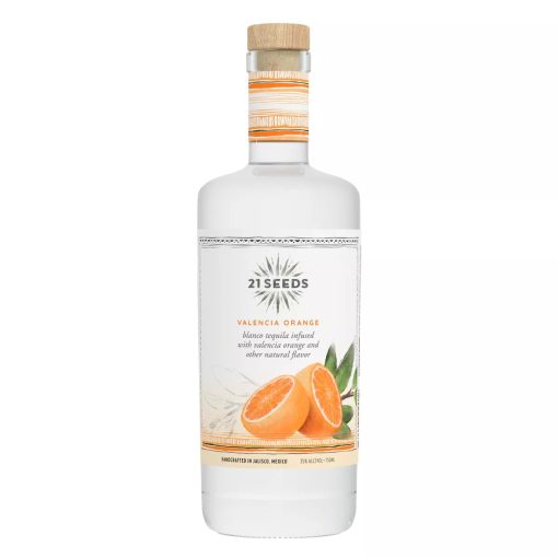 21 Seeds Valencia Orange Infused Blanco Tequila 750mL