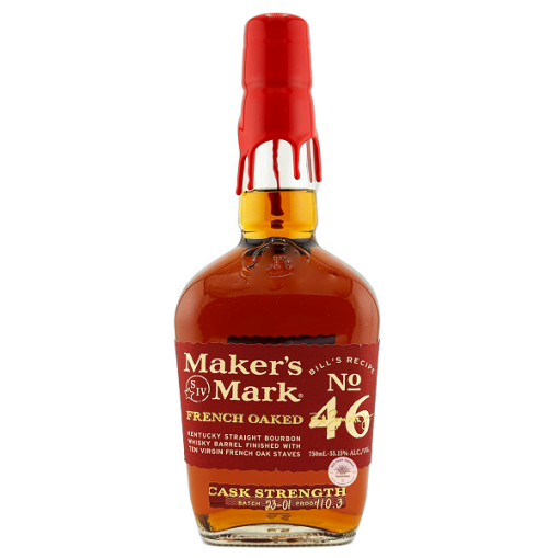 Maker's 46 Straight Bourbon Cask Strength French Oaked 94 PROOF 750ml