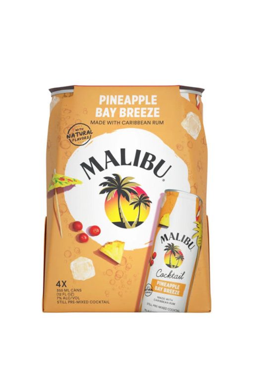 Malibu Pineapple Bay Breeze Cktl 355 Ml