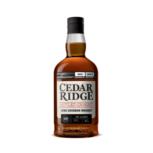 Cedar Ridge Iowa Bourbon Bottled in Bond 750ml