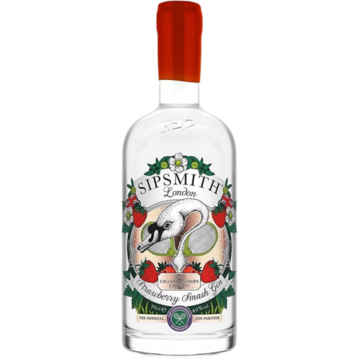 Sipsmith Strawberry Smash Flavored Gin Wimbledon 80 750ml