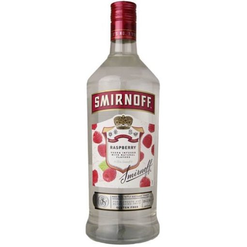 Smirnoff Vodka Raspberry Flavored 60 Proof 1.75 L