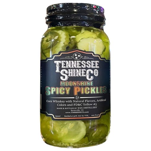 Tennessee Shine Moonshine Spicy Pickles 750ml