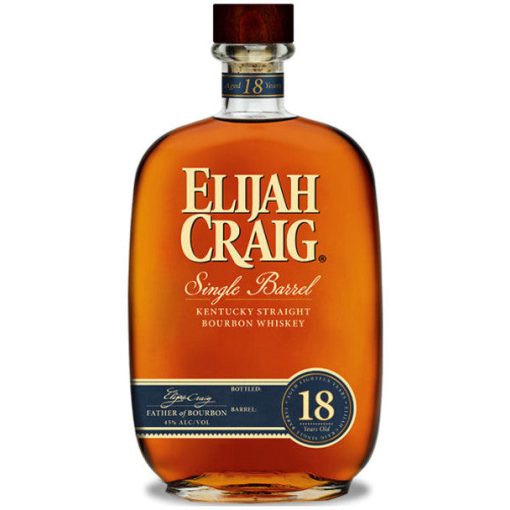 Elijah Craig Single Barrel 18 Year Old Kentucky Straight Bourbon Whiskey 750ml