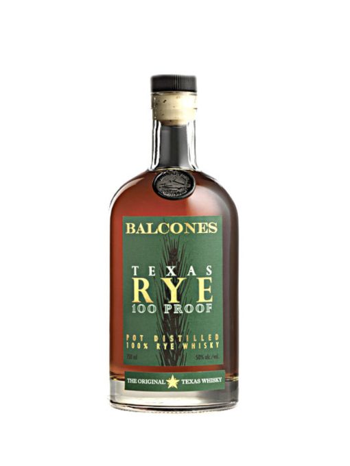 Balcones Straight Rye Whisky Texas Rye Pot Distilled 100 750ml