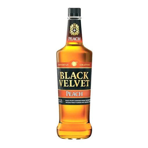 Black Velvet Peach Flavored Whiskey 70 1.75 L