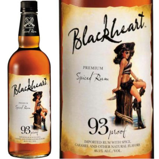 Blackheart Spiced Rum 750ml