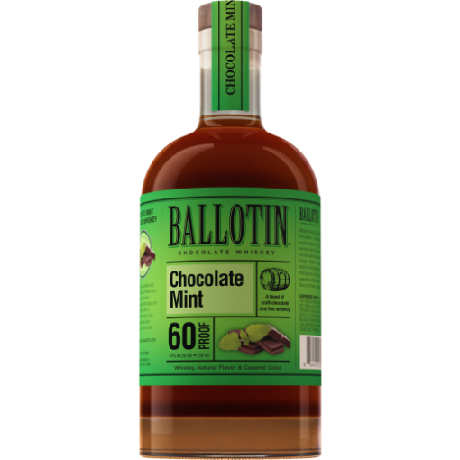 Ballotin Whiskey Chocolate Mint 60  750ML