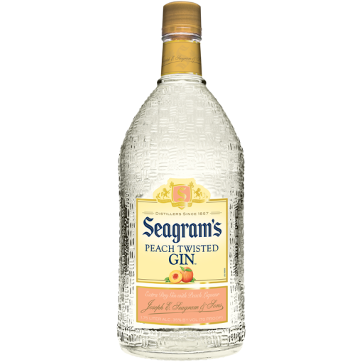 Seagram's Peach Flavored Gin Twisted 750ml