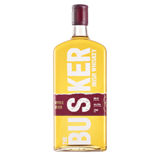 Busker Irish Whiskey Single Grain  750ML