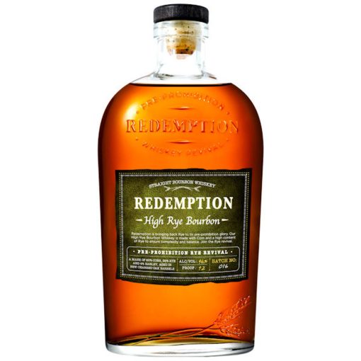 Redemption Straight Bourbon High Rye 92 750ml