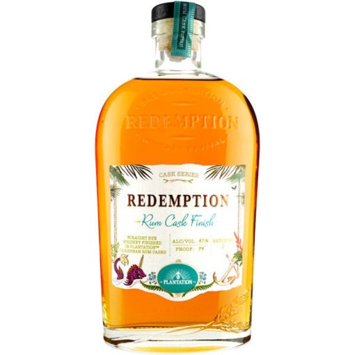 Redemption Straight Rye Whiskey Rum Cask Finish Batch 94 Proof 750ml