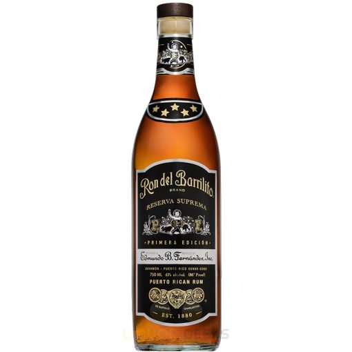 Ron Del Barrilito Aged Rum Five Stars Primera Edicion Reserva Suprema 86 750ml