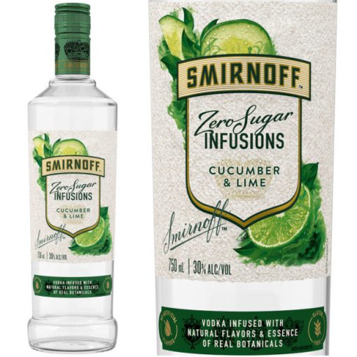 Smirnoff Zero Cucumber Lime 750ml