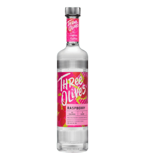 Three Olives Raspberry Vodka 1L