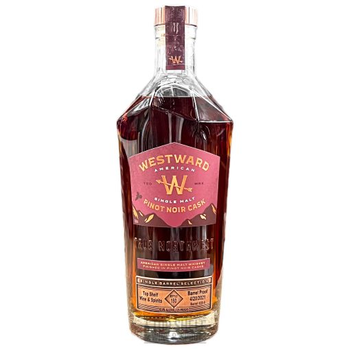 Westward Malt Whiskey American Single Malt Pinot Noir Cask Single Barrel 125 750ml