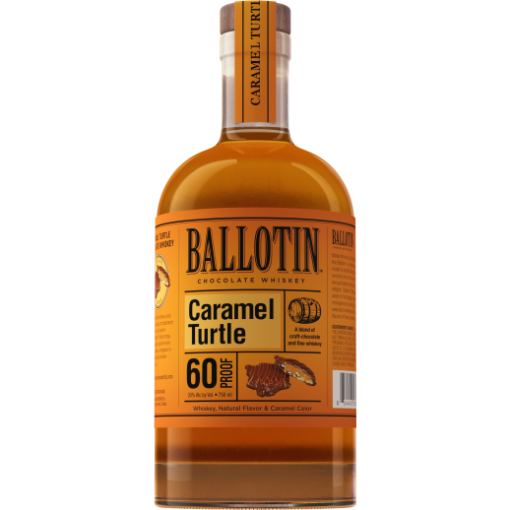 Ballotin Whiskey Caramel Turtle 60  750ML